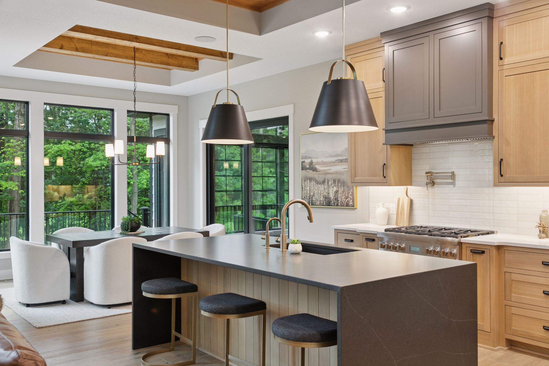 Oversized pendant lights